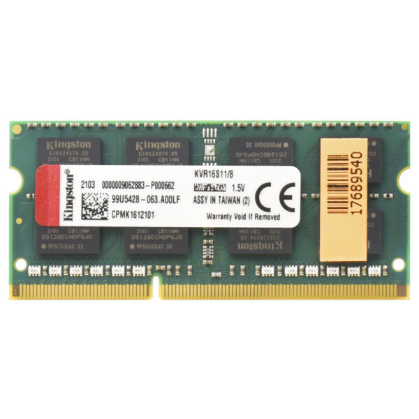 Memoria RAM para Notebook Kingston DDR3 8GB 1600MHz - KVR16S11/8