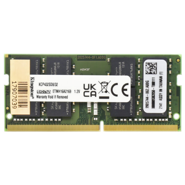 Memoria RAM para Notebook Kingston DDR4 32GB 3200MHz - KCP432SD8/32