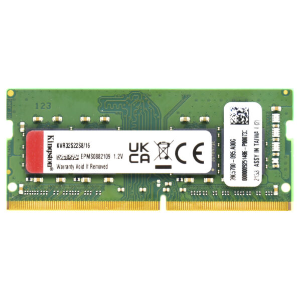 Memoria RAM para Notebook Kingston DDR4 16GB 3200MHz - KVR32S22S8/16