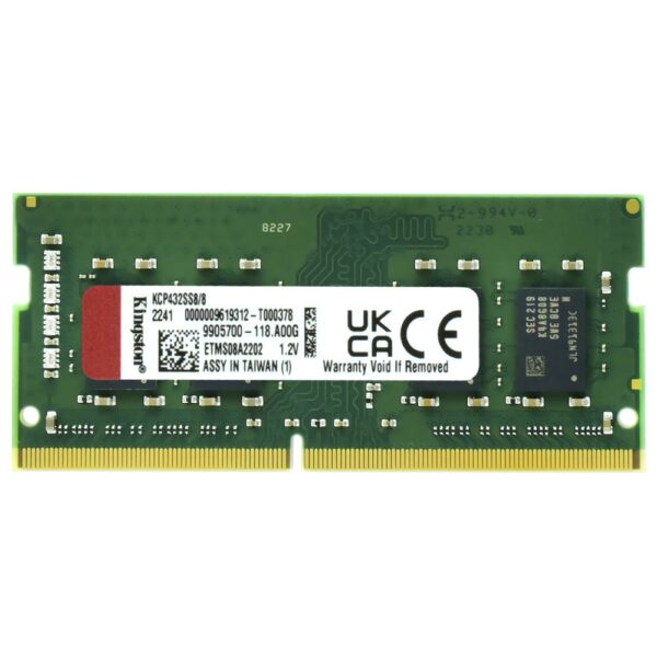 Memoria RAM para Notebook Kingston DDR4 8GB 3200MHz - KCP432SS8/8